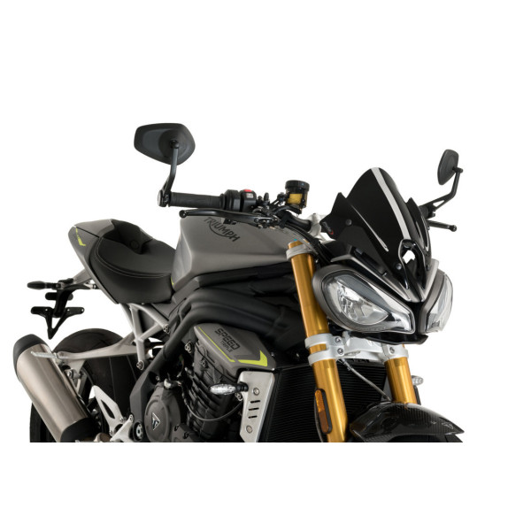 Puig Puig sport screen | black (opaque) | triumph speed triple 1200 rs 2021>current